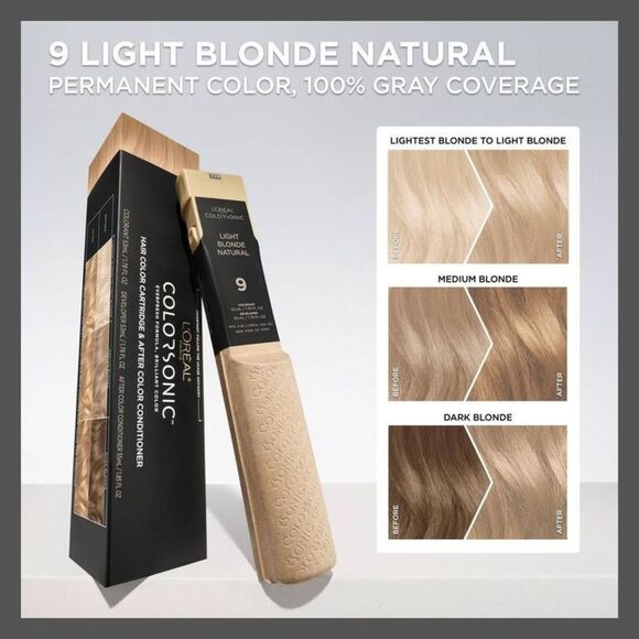 L'Oreal Paris Colorsonic Ammonia Free Permanent Ha Light Blonde Natural - Picture 4 of 7